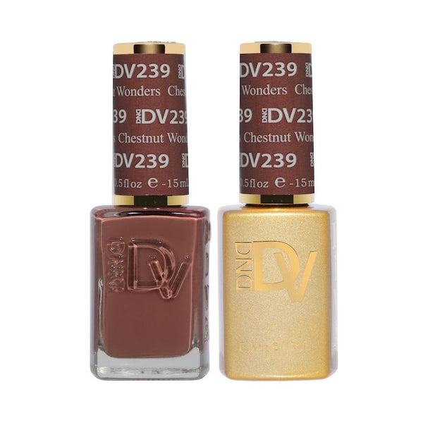 DND Duo Gel &  Lacquer Diva #239 Chestnut Wonders