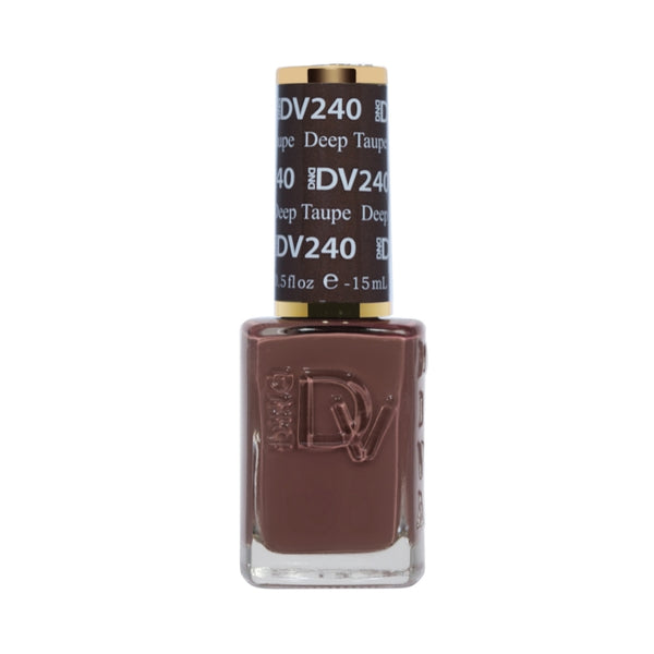 DND Duo Gel &  Lacquer Diva #240 Deep Taupe