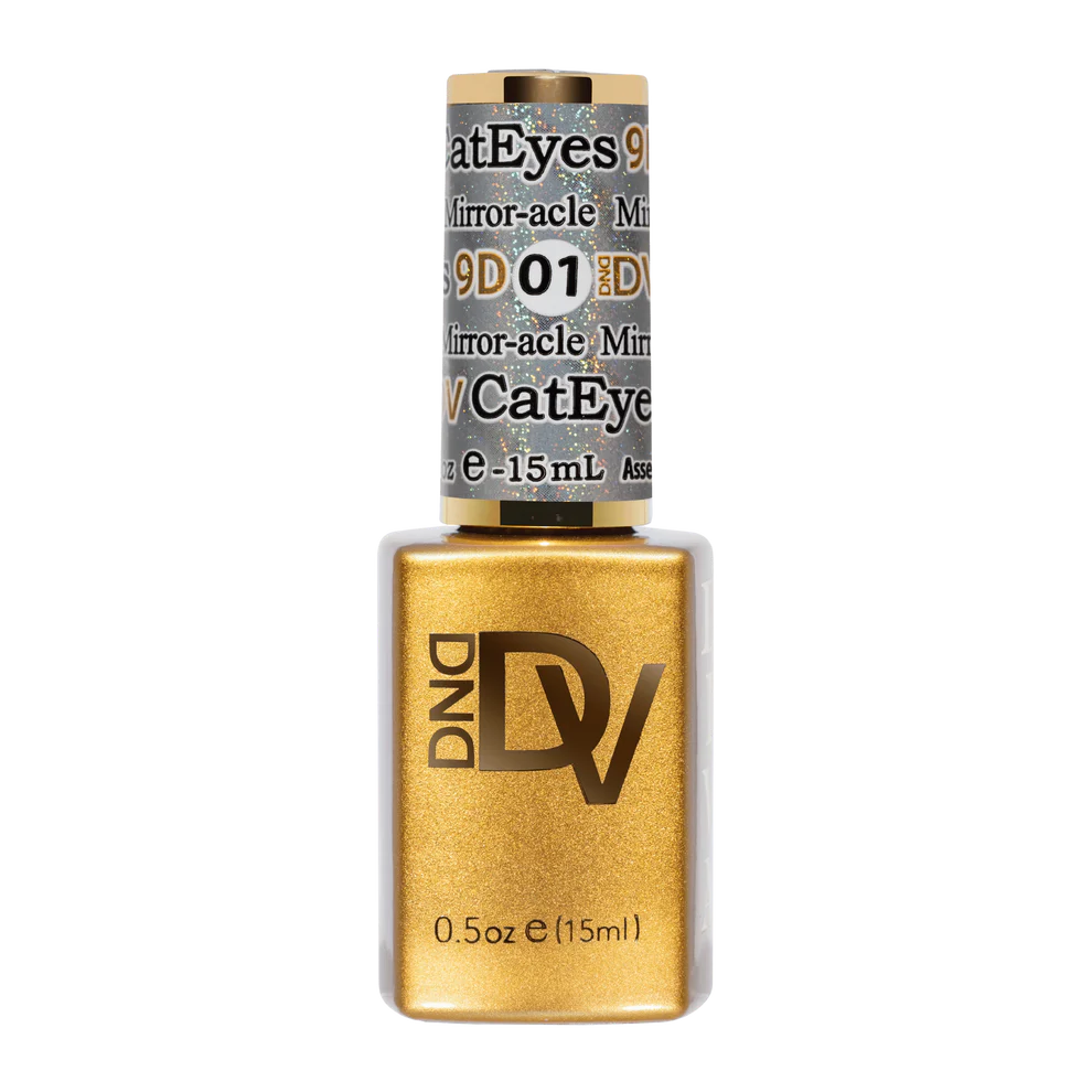 DND Diva 9D Cat Eye Gel Polish #01 – Mirror-acle - CM Nails & Beauty Supply