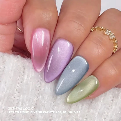 DND Diva 9D Cat Eye Gel Polish #08 – Kitty Blossom - CM Nails & Beauty Supply