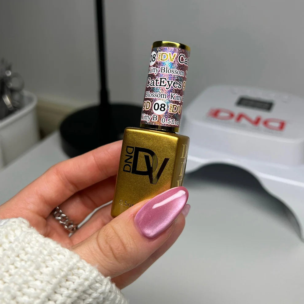 DND Diva 9D Cat Eye Gel Polish #08 – Kitty Blossom - CM Nails & Beauty Supply