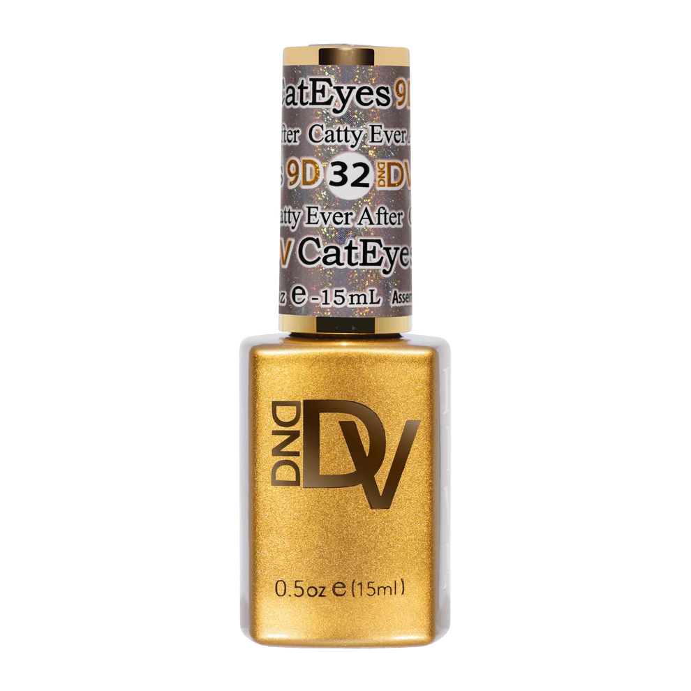 DND Diva 9D Cat Eye Gel Polish #32 - Catty Ever After - CM Nails & Beauty Supply