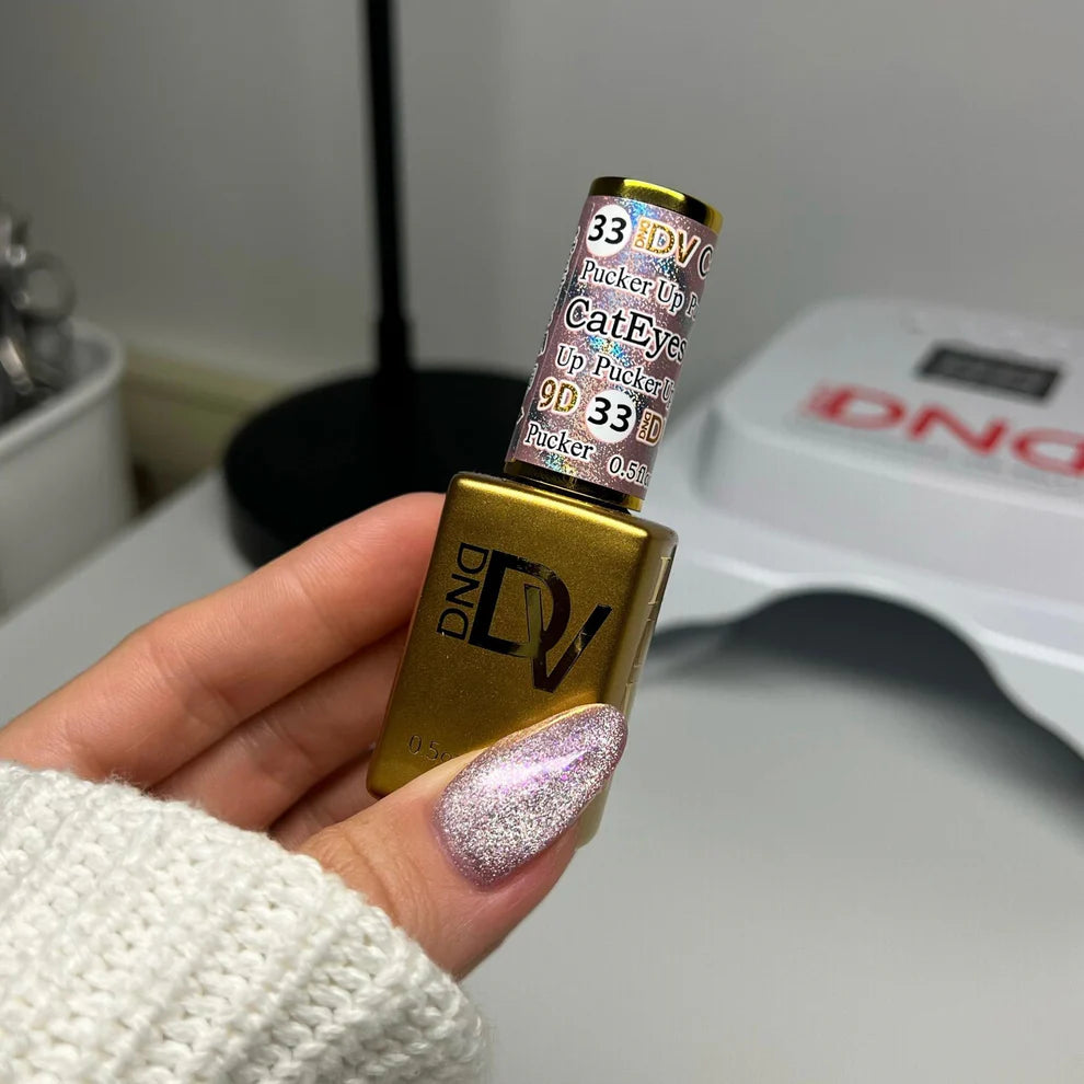 DND Diva 9D Cat Eye Gel Polish #33 - Pucker Up - CM Nails & Beauty Supply