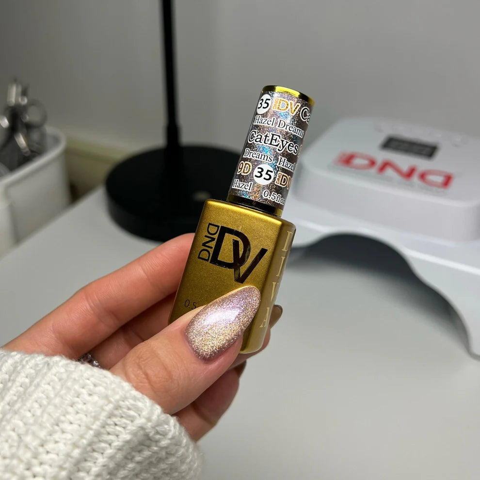 DND Diva 9D Cat Eye Gel Polish #35 - Hazel Dreams - CM Nails & Beauty Supply