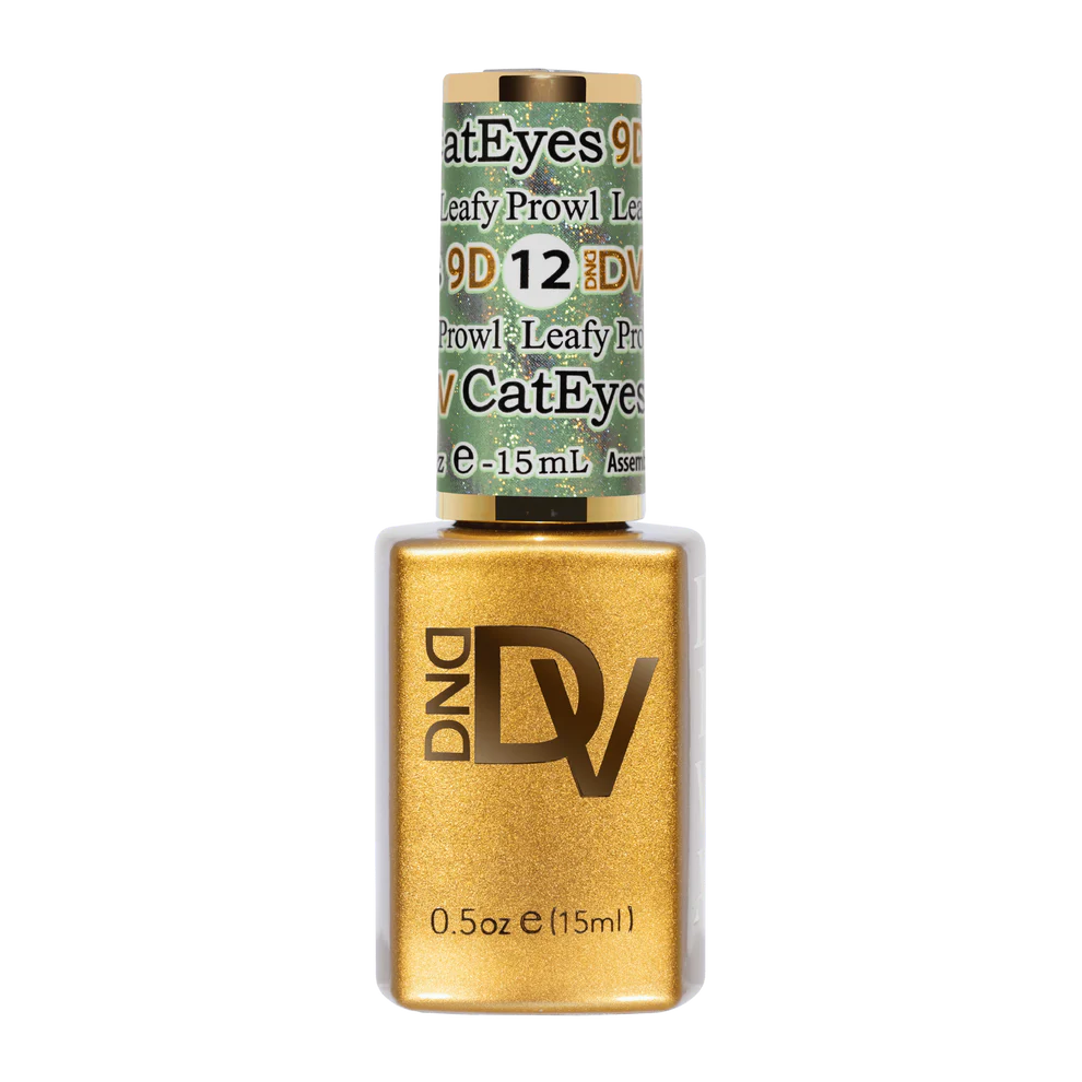 DND Diva 9D Cat Eye Gel Polish #12 – Leafy Prowl - CM Nails & Beauty Supply
