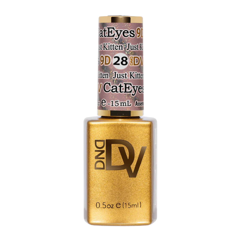 DND Diva 9D Cat Eye Gel Polish #28 - Just Kitten - CM Nails & Beauty Supply