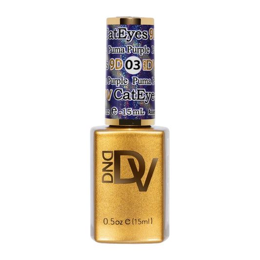 DND Diva 9D Cat Eye Gel Polish #03 – Puma Purple