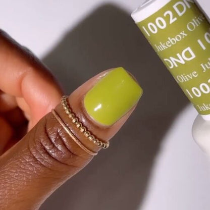 DND Jukebox Olive #1002 - Gel & Nail Lacquer Duo - CM Nails & Beauty Supply