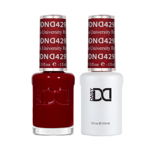 DND Boston University Red #429 - Gel & Lacquer Duo - CM Nails & Beauty Supply