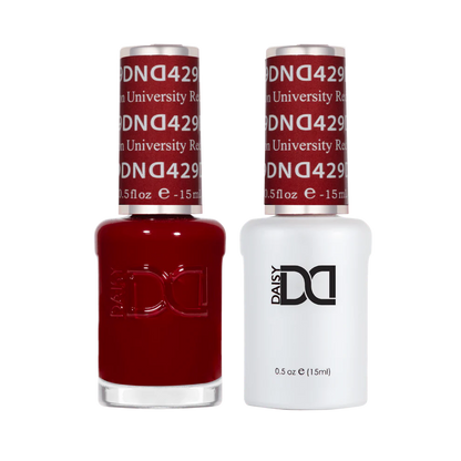 DND Boston University Red #429 - Gel & Lacquer Duo - CM Nails & Beauty Supply