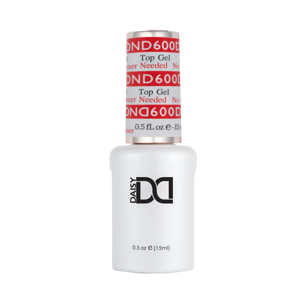 DND Gel Top Coat #600 - No Cleanser Required - CM Nails & Beauty Supply