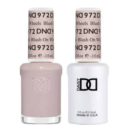 DND Blush on Wheels #972 Gel & Nail & lacquer Duo - CM Nails & Beauty Supply