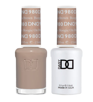 DND Boogie on Brown #980 Gel & Nail Lacquer Duo - CM Nails & Beauty Supply