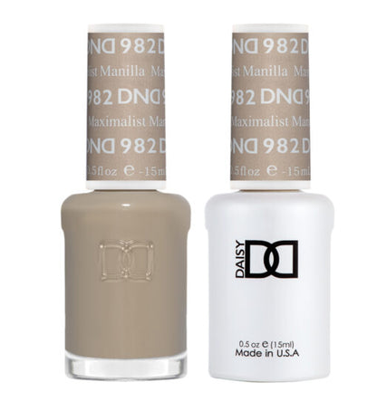 DND Maximalist Manilla #982 - Gel & Lacquer Duo - CM Nails & Beauty Supply