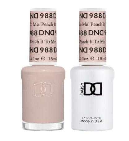 DND Peach It To Me #988 - Gel & Lacquer Duo - CM Nails & Beauty Supply