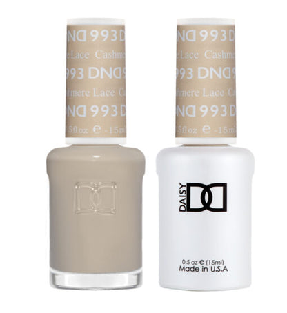 DND Cashmere Lace #993 Gel & Nail Lacquer Duo - CM Nails & Beauty Supply