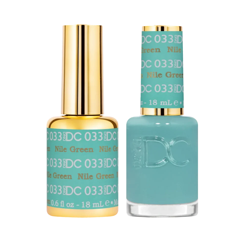 DC Nile Green #033 - Gel Polish & Lacquer Duo - CM Nails & Beauty Supply