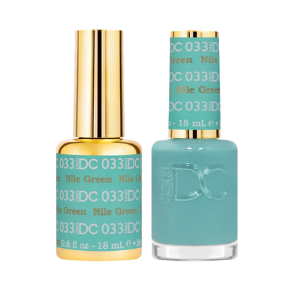 DC Nile Green #033 - Gel Polish & Lacquer Duo - CM Nails & Beauty Supply