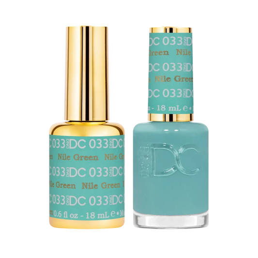 DC Nile Green #033 - Gel Polish & Lacquer Duo - CM Nails & Beauty Supply