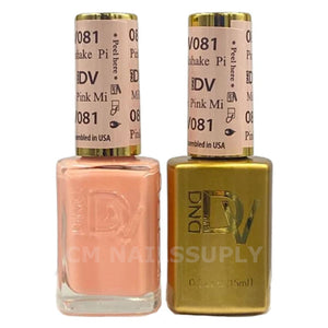 DND Duo Gel &  Lacquer Diva  #081 Pink Milkshake