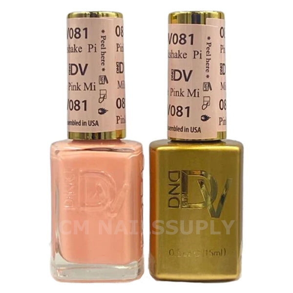 DND Duo Gel &  Lacquer Diva  #081 Pink Milkshake