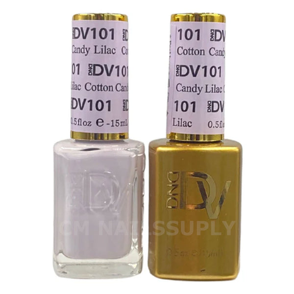 DND Duo Gel &  Lacquer Diva #101 Cotton Candy Lilac