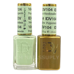 DIVA #104 Peppermint Marshmallow - Diva Duo Gel & Lacquer - CM Nails & Beauty Supply
