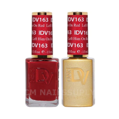 DIVA #163 Left Him On Red - Diva Duo Gel & Lacquer - CM Nails & Beauty Supply