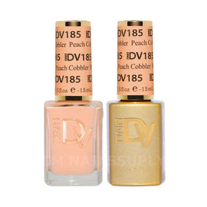 DND Duo Gel &  Lacquer Diva  #185 Peach Cobbler