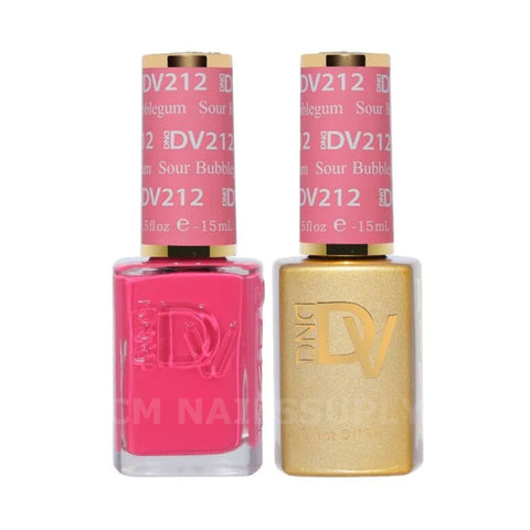 DND Duo Gel &  Lacquer Diva #212 Sour Bubblegum