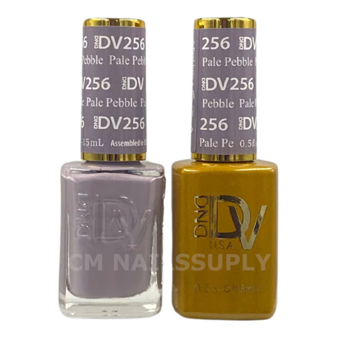 DND Duo Gel &  Lacquer Diva  #256 PALE FEBBLE