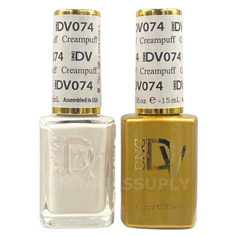 DND Duo Gel &  Lacquer Diva #074 CREAMPUFF