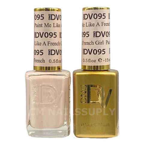 DND Duo Gel &  Lacquer Diva - #095 PAINT ME LIKE A FRENCH GIRL