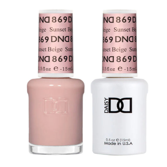 DND Sunset Beige #869 - Gel & Lacquer Duo - CM Nails & Beauty Supply