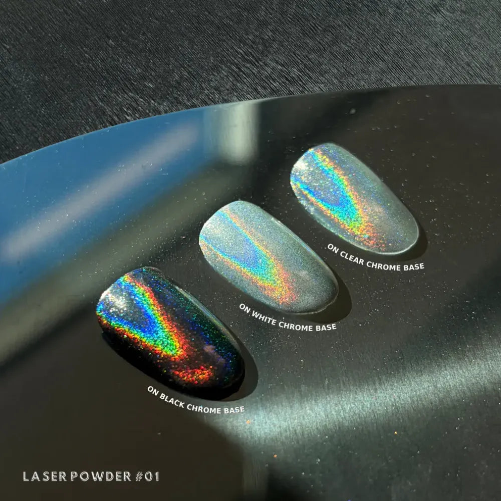 DND Chrome Base Gel - Clear | 15ml - CM Nails & Beauty Supply