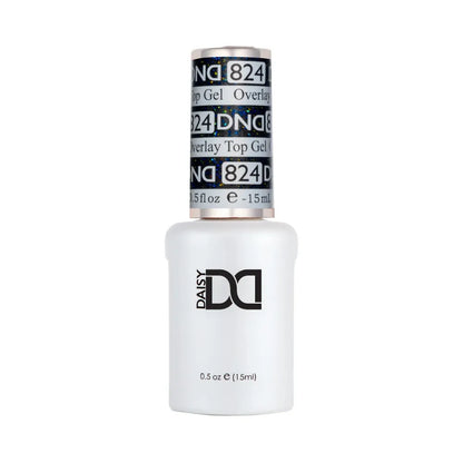 DND nail gel polish bottle on a white background