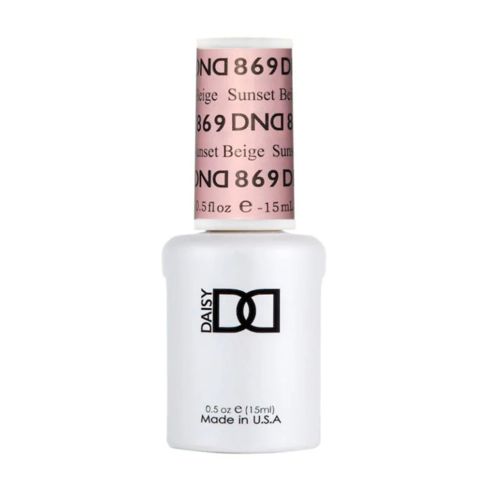 DND Sunset Beige #869 - Soak-Off Gel Polish - CM Nails & Beauty Supply