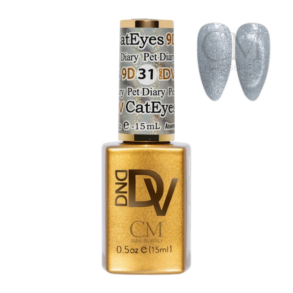 DND Diva 9D Cat Eye Gel Polish #31 Pet Diary magnetic shimmer gel polish Canada