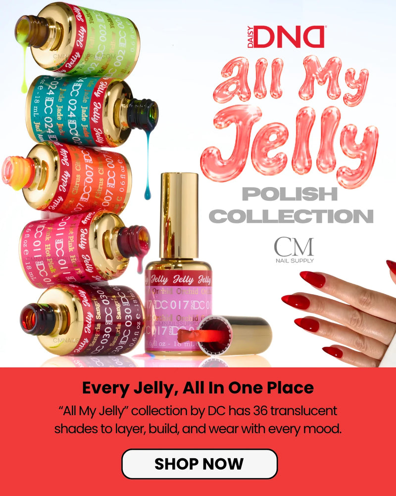 Jelly nail polish collection CM Nails Supply Canada