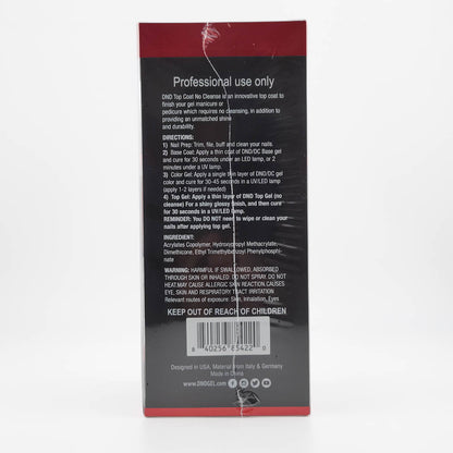 DND DC No Cleanse Top Coat #900 Refill 480mL - CM Nails & Beauty Supply