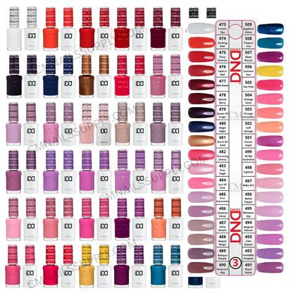 DND Gel Polish Collection #3 with 36 Professional Gel & Lacquer Duo Sets