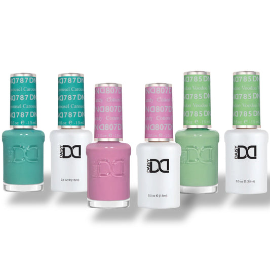 DND Perfect Pastels Trio Bundle – Gel & Lacquer Set - CM Nails & Beauty Supply
