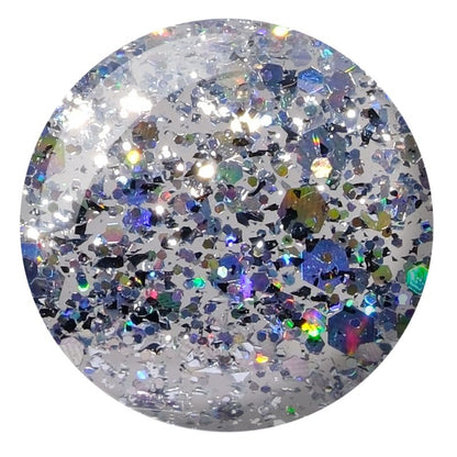 DIVA #025 Chunky Holo - Diva Duo Gel & Lacquer - CM Nails & Beauty Supply