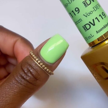 DIVA #119 Green Voo-DEW - Diva Duo Gel & Lacquer - CM Nails & Beauty Supply