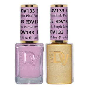 DND Purple Meets Pink #133 - Diva Duo Gel & Lacquer