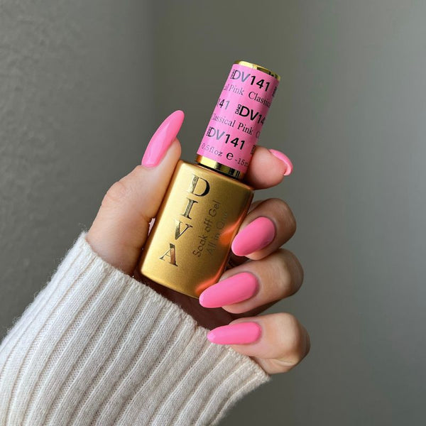 DND Duo Gel &  Lacquer Diva #141 Classical Pink