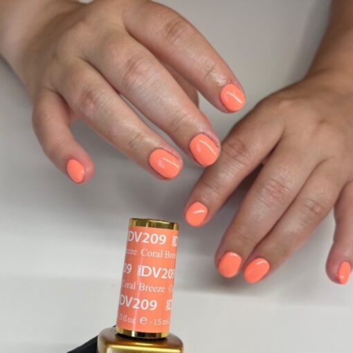 DND Duo Gel &  Lacquer Diva #209 Coral Breeze