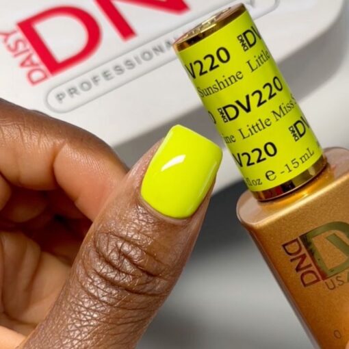 DND Duo Gel &  Lacquer Diva #220 Little Miss Sunshine