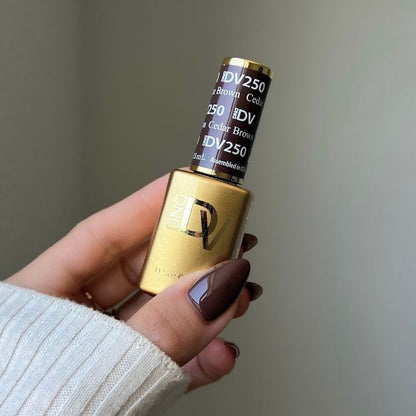 DIVA #250 Cedar Brown - Diva Duo Gel & Lacquer - CM Nails & Beauty Supply