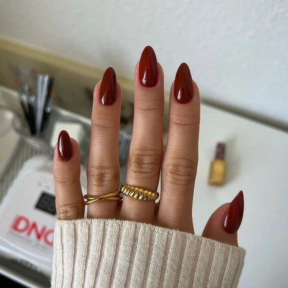 DIVA #251 Chocolate Red Diva - Diva Duo Gel & Lacquer - CM Nails & Beauty Supply